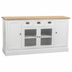 Credenza Alexandra House Living Bianco Marrone Lega di Zinco Legno MDF 40 x 80 x 150 cm di Alexandra House Living, Credenze e...