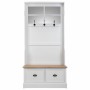 Aparador com Gavetas Alexandra House Living Branco Castanho Liga de Zinco Madeira MDF 39 x 184 x 92 cm | Tienda24 - Global Online Shop Tienda24.eu