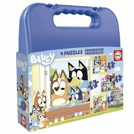 Set de 4 Puzzles Educa Bluey (1 unidad) | Tienda24 Tienda24.eu