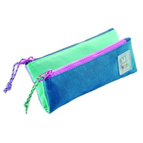 Trousse Fourre-Tout Triple Grafoplas Kuru Turquoise (22,5 x 12 x 14 cm) | Tienda24 Tienda24.eu