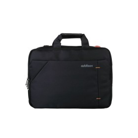 Laptop Case Addison 305014 Black Monochrome by Addison, Bags and covers for laptops and netbooks - Ref: S9130859, Price: 25,2...