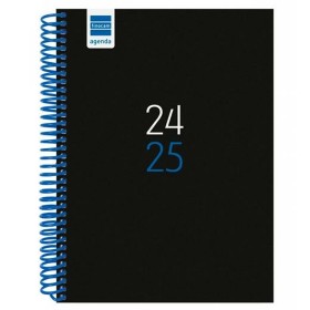 Agenda Finocam Tempus Azul Cuarto 15,5 x 21,7 cm 2024-2025 | Tienda24 Tienda24.eu