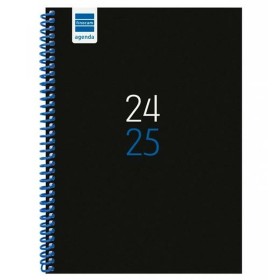 Agenda Finocam Tempus Azul Cuarto 15,5 x 21,7 cm 2024-2025 | Tienda24 Tienda24.eu