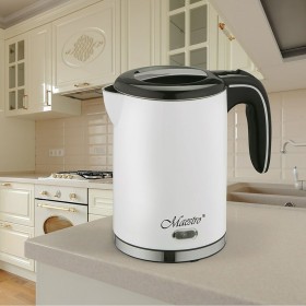 Kettle Feel Maestro MR030 White Beige Bronze Stainless steel 1500 W 2200 W 1,2 L 1,7 L by Feel Maestro, Electric Kettles - Re...