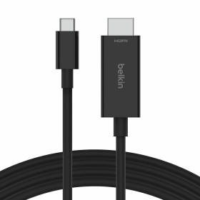 Câble USB-C vers HDMI Belkin AVC012bt2MBK Noir 2 m de Belkin, Câbles HDMI - Réf : S9131557, Prix : 47,86 €, Remise : %