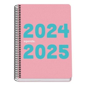 Agenda Finocam Cool Multicouleur Lila 2024-2025 (1 Unité) | Tienda24 Tienda24.eu