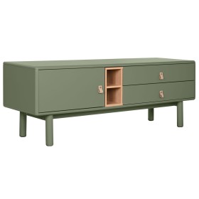 Mueble de TV Home ESPRIT Verde Polipropileno Madera MDF 140 x