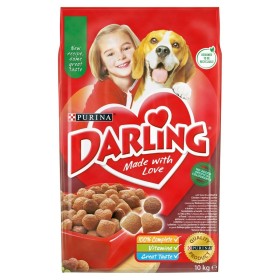 Nourriture Purina Darling Adulte Poulet Veau 10 kg de Purina, Sèche - Réf : S9131873, Prix : 19,03 €, Remise : %