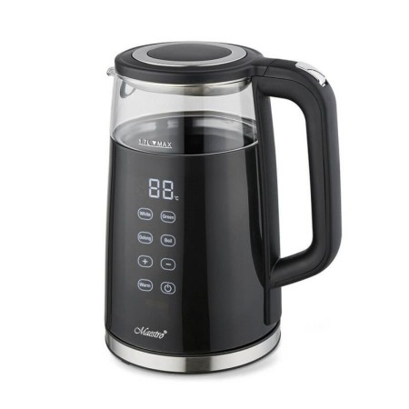 Bollitore Feel Maestro MR-049 Nero Trasparente Cristallo Vetro Borosilicato 2200 W 1,7 L | Tienda24 - Global Online Shop Tienda24.eu