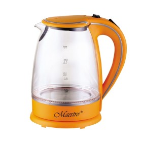 Bollitore Feel Maestro MR-064 Arancio Trasparente Vetro 2000 W 1,7 L di Feel Maestro, Bollitori - Rif: S9132101, Prezzo: 18,5...