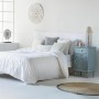 Comodino Alexandra House Living Azzurro Bianco 32 x 74 x 46 cm | Tienda24 - Global Online Shop Tienda24.eu