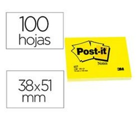 Haftnotizen Post-it Super Sticky Gelb 76 x 76 mm 6 Stücke (24 Stück) | Tienda24 Tienda24.eu