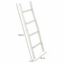 Shelves Alexandra House Living White Paolownia wood 3 x 120 x 44 cm Staircase | Tienda24 - Global Online Shop Tienda24.eu