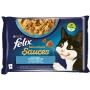 Comida para gato Purina Felix Sensations Bacalhau Cenoura Tomate 4 x 85 g | Tienda24 - Global Online Shop Tienda24.eu