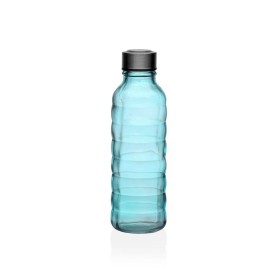 Botella Versa 500 ml Azul Vidrio Aluminio 7 x 22,7 x 7 cm