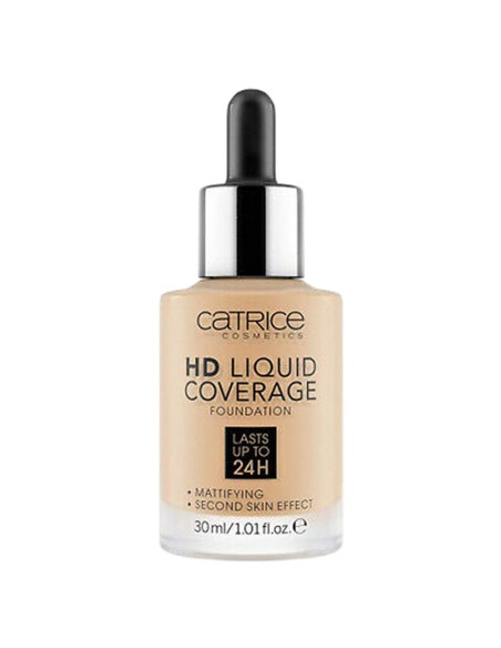 Base de maquillage liquide Catrice HD Liquid Coverage Nº 032 Nude beige 30 ml | Tienda24 Tienda24.eu