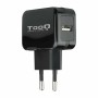 Wall Charger TooQ TQWC-1S01 Black 12 W (1 Unit) | Tienda24 Tienda24.eu