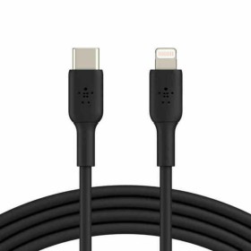 Câble USB-C vers Lightning Belkin CAA003BT1MBK Noir 1 m (1 Unité) de Belkin, Câbles USB - Réf : S9136598, Prix : 17,62 €, Rem...