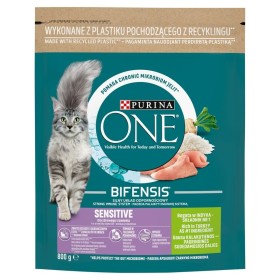 Cat food Purina One Bifensis Adult Sensitive Adult Turkey 800 g by Purina, Dry - Ref: S9137082, Price: 9,56 €, Discount: %