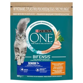 Comida para gato Purina One Bifensis Senior 7+ Sénior Frango 800 g de Purina, Seca - Ref: S9137083, Preço: 9,60 €, Desconto: %