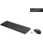 Tastiera e Mouse HP 3L1F0AA Azerty Francese Bianco Nero | Tienda24 - Global Online Shop Tienda24.eu