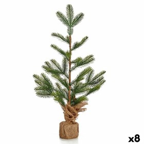 Árbol de Navidad 60 cm Marrón Verde Plástico (8 Unidades)