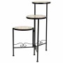 Suporte para Vasos Alexandra House Living Preto Ferro Azulejo 30 x 68 x 30 cm 3 Peças de Alexandra House Living, Acessórios -...