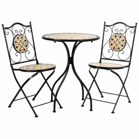 Table set with 2 chairs Alexandra House Living Black 60 x 75 x 60 cm by Alexandra House Living, Garden Furniture Sets - Ref: ...