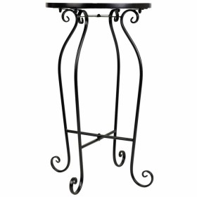 Soporte para Maceta Alexandra House Living Negro Hierro Azulejo 35 x 60 x 35 cm de Alexandra House Living, Accesorios - Ref: ...