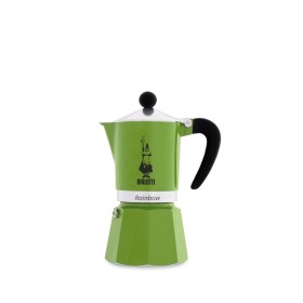 Italian Coffee Pot Bialetti Black Green Metal Aluminium 3 Cups by Bialetti, Stovetop Coffee Makers - Ref: S9139561, Price: 27...