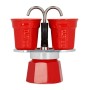 Cafeteira Italiana Bialetti 2 Kopjes Vermelho Metal Alumínio 100 ml | Tienda24 - Global Online Shop Tienda24.eu