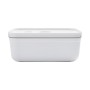 Boîte à lunch Zwilling 36805-300-0 Blanc Gris Plastique Rectangulaire 1,6 L 14,6 x 6,5 x 21,7 cm (1 Unité) | Tienda24 - Global Online Shop Tienda24.eu