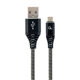 Câble USB vers micro USB GEMBIRD CC-USB2B-AMMBM-2M-BW Noir 2 m de GEMBIRD, Câbles USB - Réf : S9139645, Prix : 3,65 €, Remise...