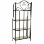 Scaffale Alexandra House Living Nero Ferro Forjare Piastrella 27 x 133 x 57 cm | Tienda24 - Global Online Shop Tienda24.eu