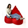 Puff GO GIFT Rojo Oxford 140 x 100 cm | Tienda24 - Global Online Shop Tienda24.eu