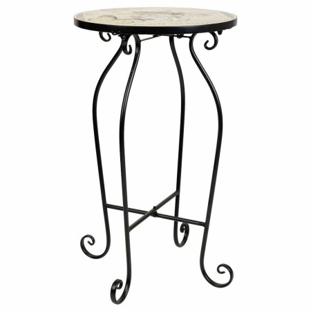 Flower Pot Stand Alexandra House Living Black Iron Tile 35 x 60 x 35 cm | Tienda24 - Global Online Shop Tienda24.eu