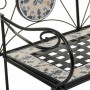 Banco Alexandra House Living Preto Ferro Azulejo 50 x 88 x 110 cm | Tienda24 - Global Online Shop Tienda24.eu