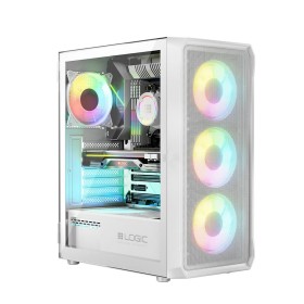 ATX Semi-tower Box Logic PORTOS ARGB White Black by Logic, Tabletop computer cases - Ref: S9140371, Price: 87,20 €, Discount: %