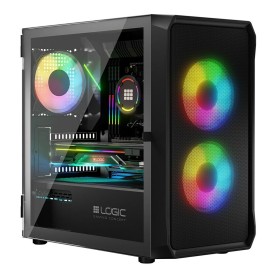 ATX Semi-tower Box THERMALTAKE View 200 TG ARGB Black | Tienda24 - Global Online Shop Tienda24.eu