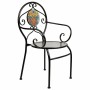 Garden chair Alexandra House Living Black Iron Tile 54 x 88 x 58 cm by Alexandra House Living, Garden Dining Chairs - Ref: D1...