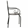 Garden chair Alexandra House Living Black Iron Tile 54 x 88 x 58 cm by Alexandra House Living, Garden Dining Chairs - Ref: D1...