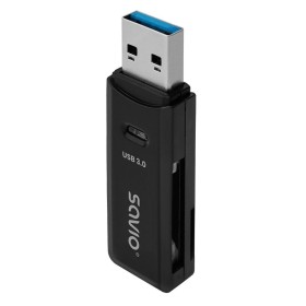 External Card Reader Savio AK-64 Black by Savio, External Memory Card Readers - Ref: S9141194, Price: 9,24 €, Discount: %