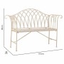 Banc Alexandra House Living Blanc Fer 50 x 88 x 110 cm | Tienda24 - Global Online Shop Tienda24.eu