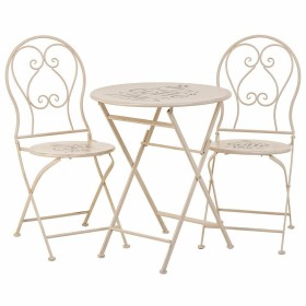 Table set with 2 chairs Alexandra House Living White 60 x 75 x 60 cm by Alexandra House Living, Garden Furniture Sets - Ref: ...