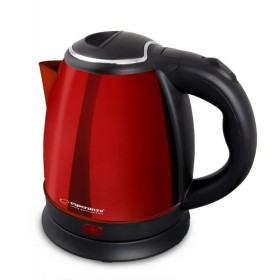 Hervidor Esperanza EKK128R Negro Rojo Acero Inoxidable Plástico 1350 W 1 L de Esperanza, Hervidores eléctricos - Ref: S914192...