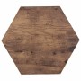 Conjunto de 2 mesas Alexandra House Living Castanho Preto Ferro Madeira MDF 39 x 57 x 39 cm de Alexandra House Living, Jogos ...