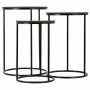 Set of 2 tables Alexandra House Living Black Iron MDF Wood 39 x 57 x 39 cm by Alexandra House Living, Tables - Ref: D1632244,...