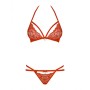 Underwear Set Obsessive 838-SET-3 Red S/M | Tienda24 Tienda24.eu