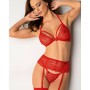 Conjunto de Lencería Obsessive 838-SEG-3 Rojo L/XL | Tienda24 Tienda24.eu