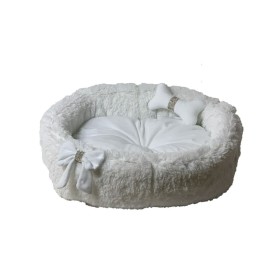 Cama para cães GO GIFT L Branco 55 x 18 x 5 cm de GO GIFT, Camas - Ref: S9142426, Preço: 31,29 €, Desconto: %